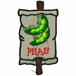 Peas Embroidery Design 8 Peas Embroidery Design 8